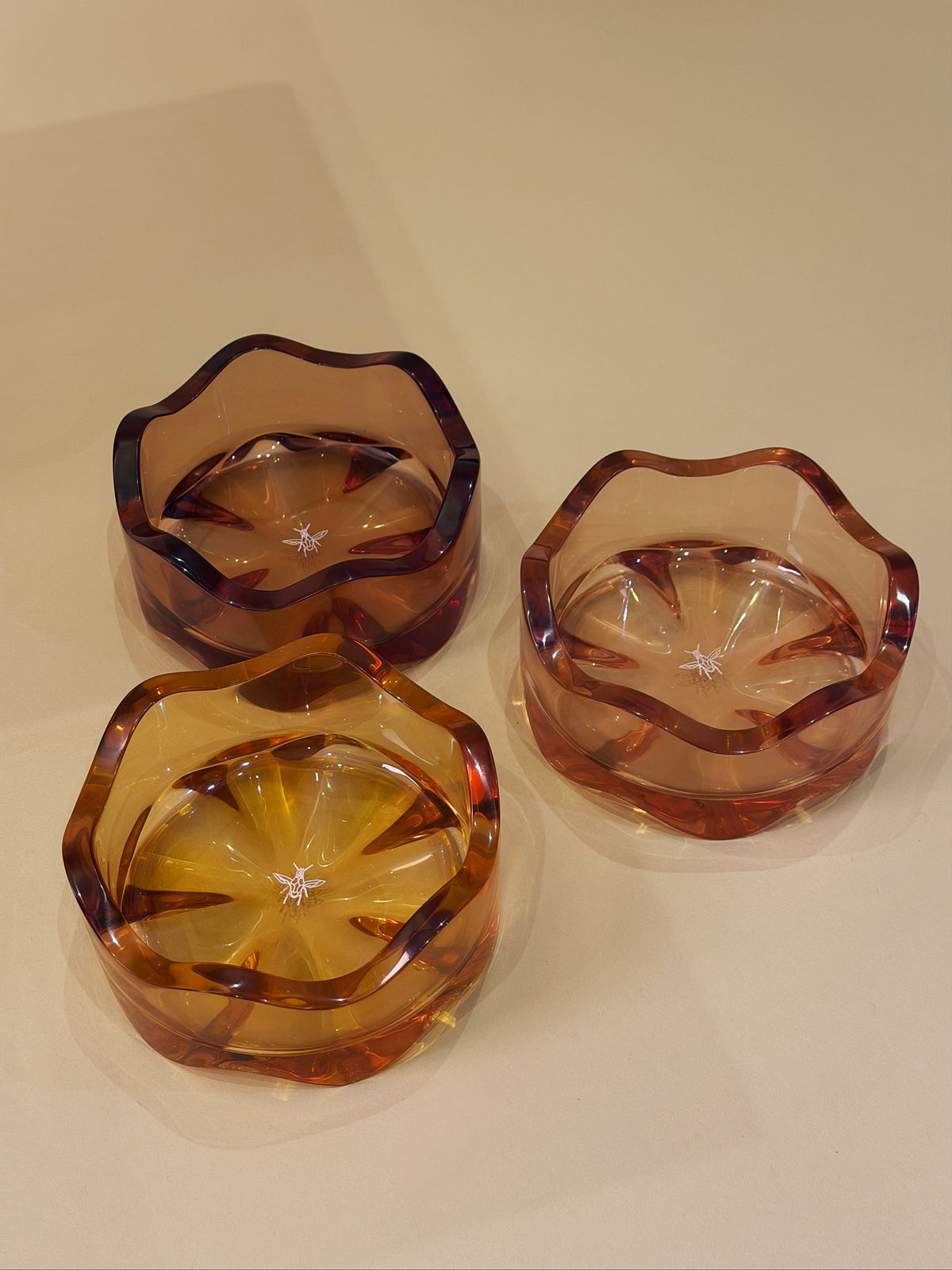 The NAMI bowl in Brown - set of 3