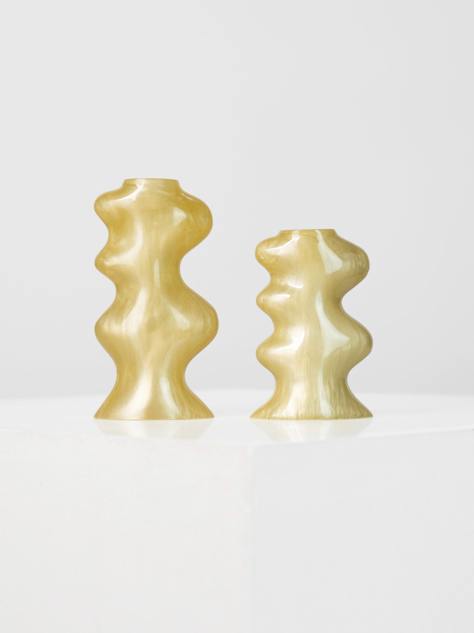 The LIA candleholders in Gold