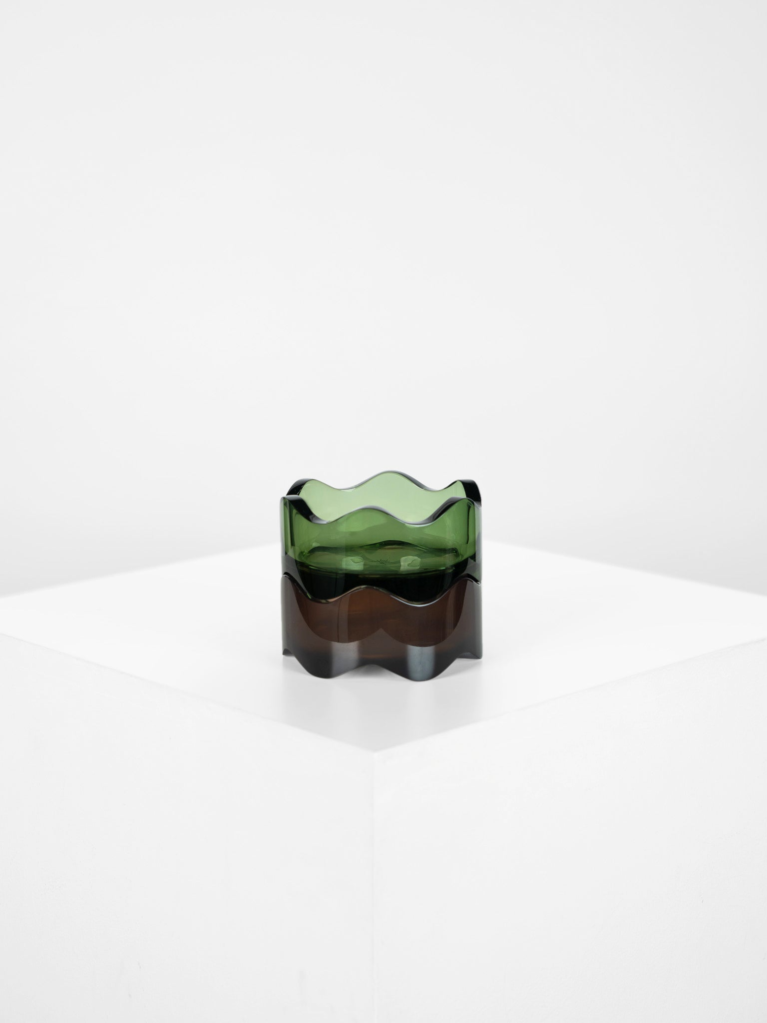 The NAMI bowl in Grey & Green - set of 3
