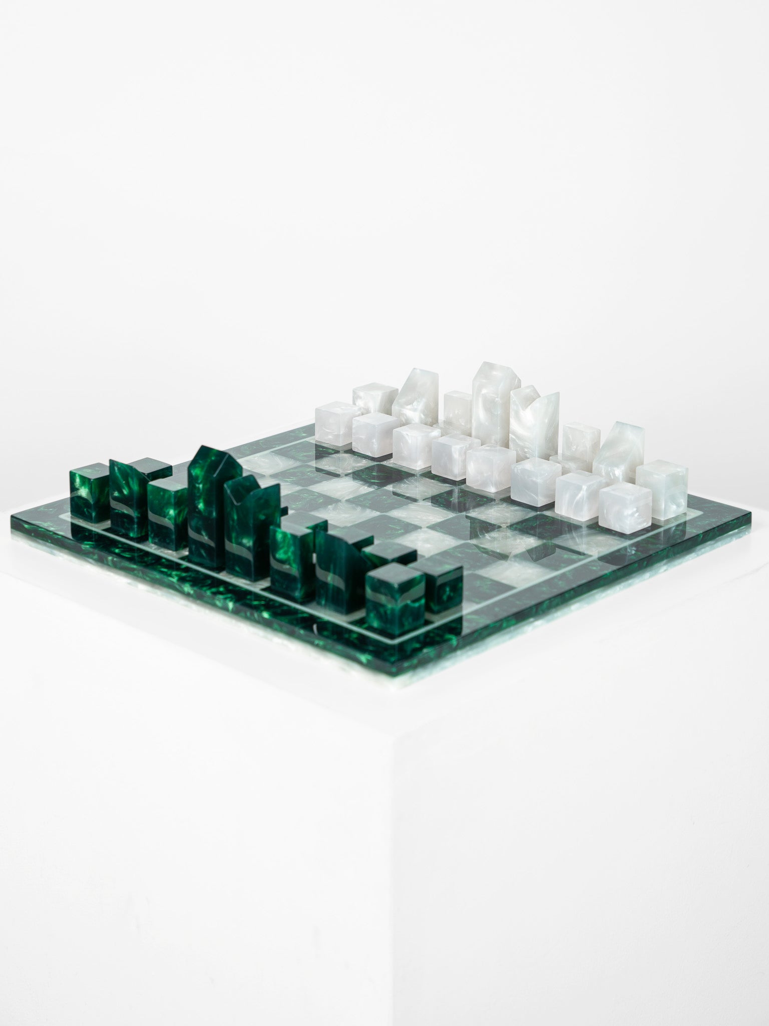 The CHESS SET in Emerald