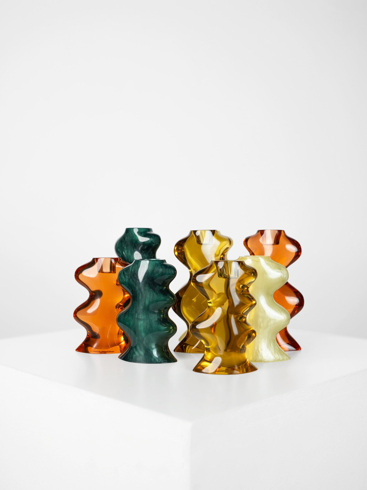 The LIA candleholders in Gold