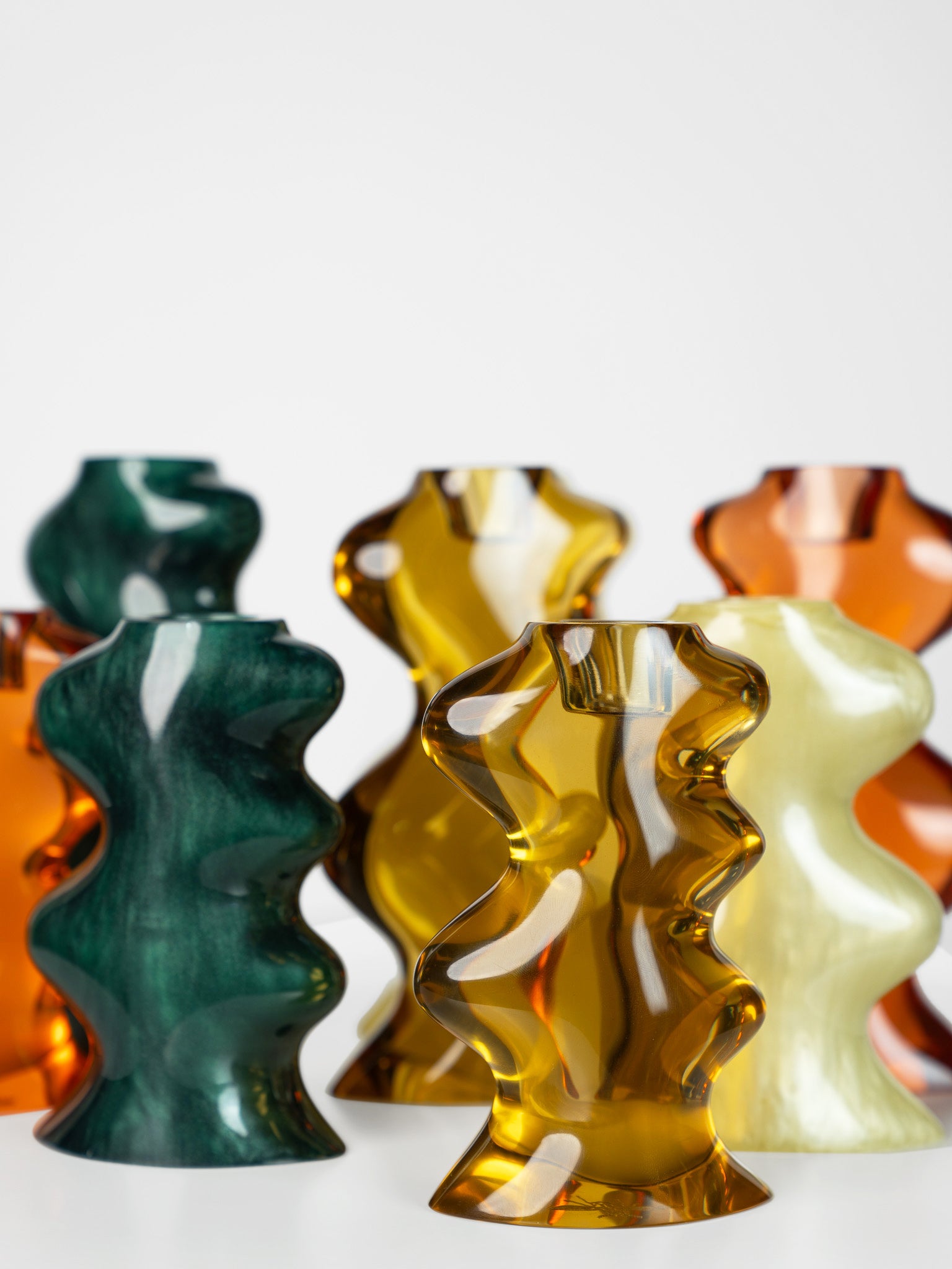 The LIA candleholders in Cherry