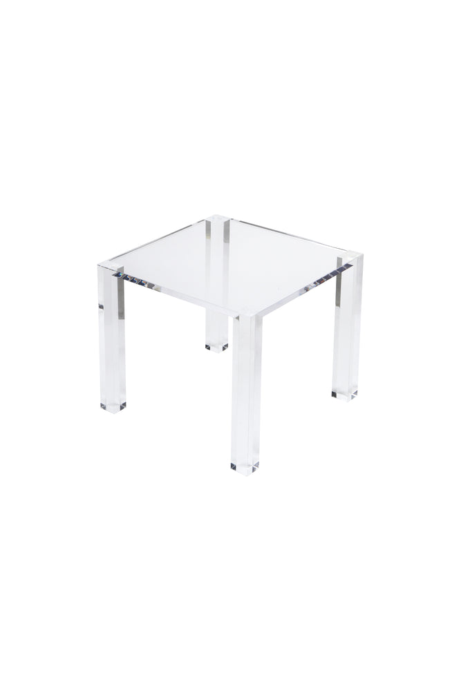 The Constance side table in Clear