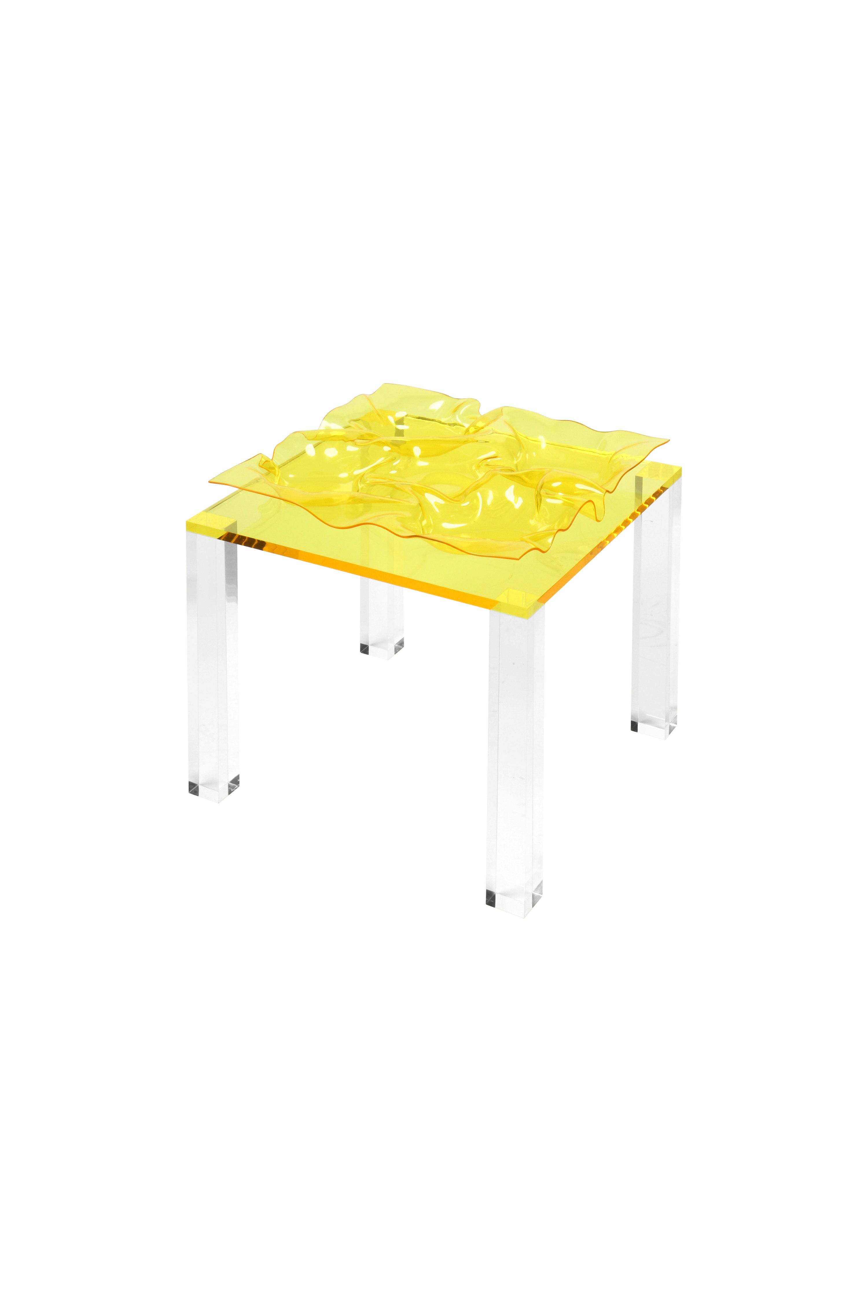 The Constance side table in Yellow