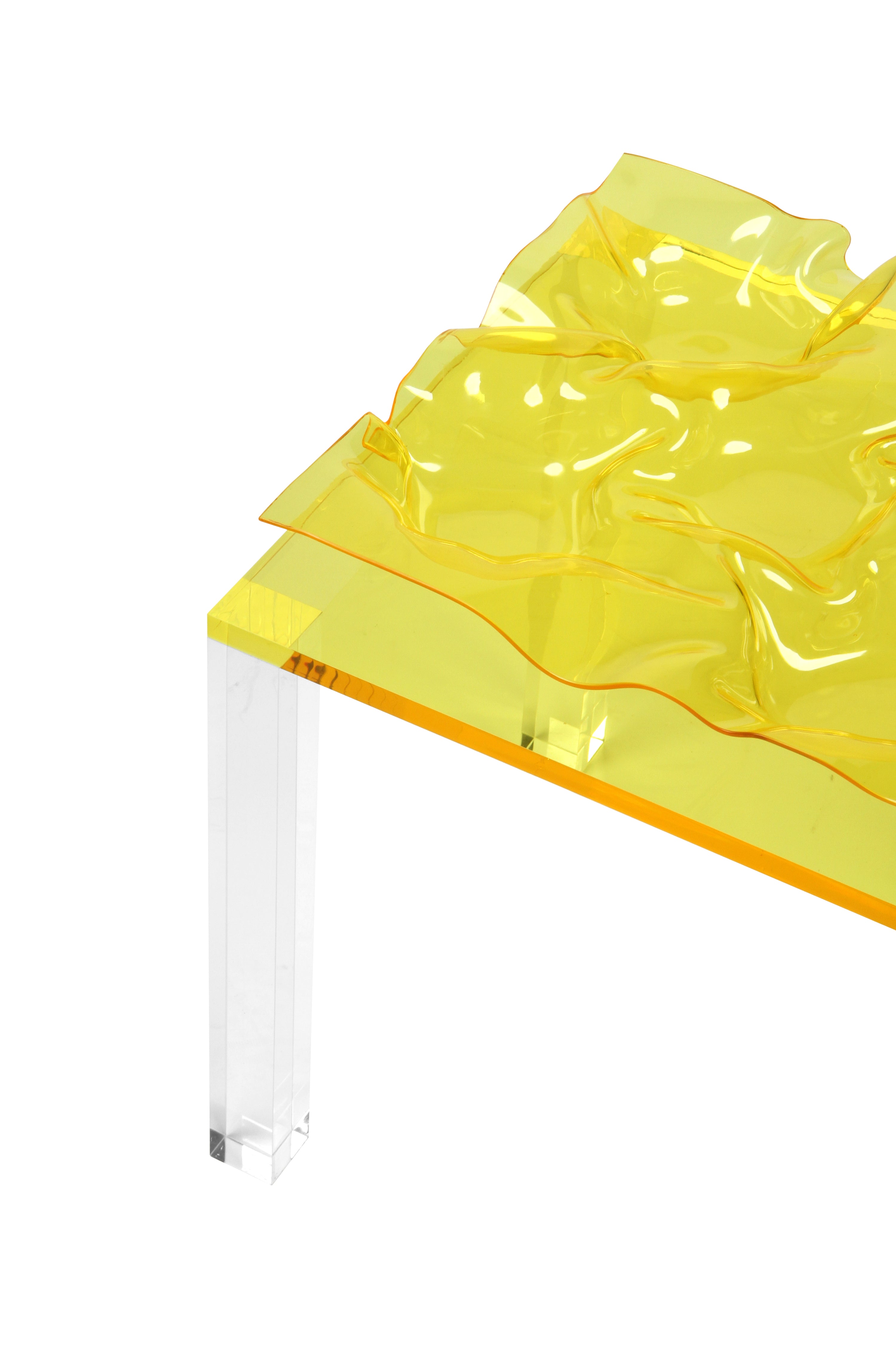The Constance side table in Yellow