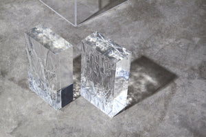 
                  
                    Load image into Gallery viewer, The CRUSHED ICE bookends
                  
                